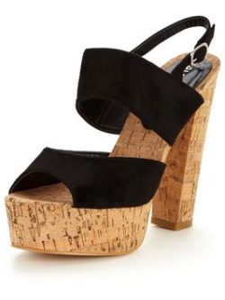 Glamorous Platform Two Strap Sandal